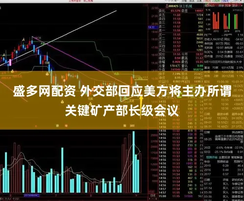 盛多网配资 外交部回应美方将主办所谓关键矿产部长级会议