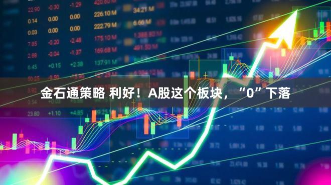 金石通策略 利好！A股这个板块，“0”下落
