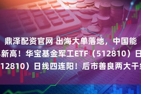 鼎泽配资官网 出海大单落地，中国能源涨停创10年新高！华宝基金军工ETF（512810）日线四连阳！后市善良两大干线契机