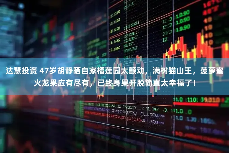 达慧投资 47岁胡静晒自家榴莲园太颤动,满树猫山王,菠萝蜜火龙果应有尽有,已终身果开脱简直太幸福了!